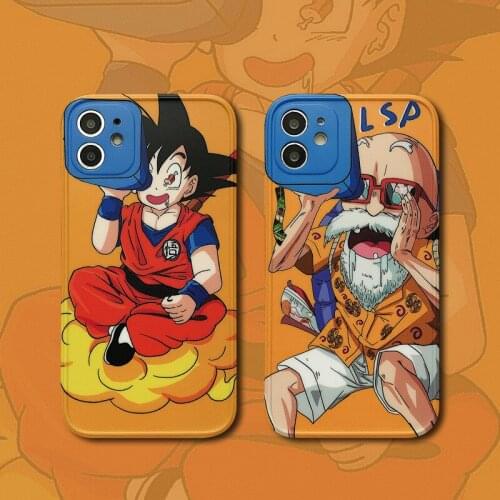 Dragon Ball Phone Case for IPhone 7/8/7 Plus/8 Plus/X/XS/XR/XS Max/11/12/11 Pro/12 Pro/Anti-drop Tpu Material Phone Case