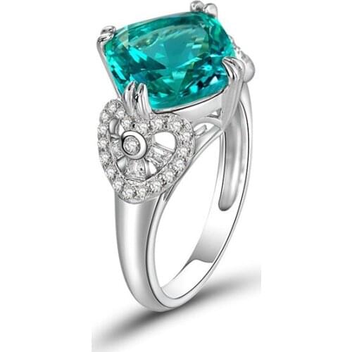 Designer Fashion 925 Sterling Silver Jewelry 3A Cubic Zirconia Party Ring