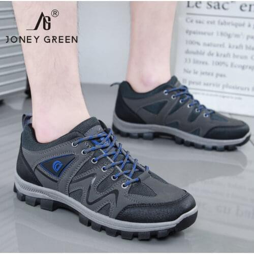 New Mens Travel Sneakers Men Mesh Shoes Non-slip Wear-resistant Fishing Shoes Male Desert Boots Mountain Climbing Hiking Shoes