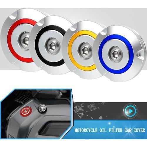 For BMW RnineT R1200GS R1200R R1200RS R1200RT R1200S R1200ST R1250GS R1250R/RS/RTMotorcycle Engine Oil Filter Cup Cap Plug Cover