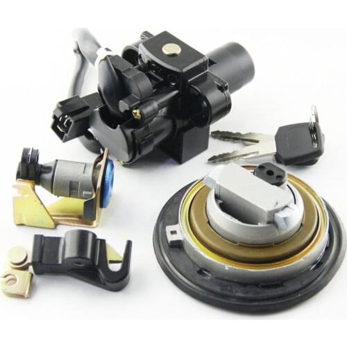 Fuel Tank Cover Cap Lock With Ignition Switch Lock FOR HONDA XRV750 Africa Twin 35100-MY1-007