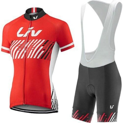 Pro Cycling Clothing Women Summer BIB Shorts 2021 LIV Road Bike Jersey Set Ladies Dress Female Bicycle Clothes MTB Uniform Suit