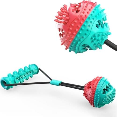 Rubber Pet Dog Toothbrush Stick Pet Chew Toys Dogs Teeth Brushing Cleaning cat toys Massage Nontoxic Natural Rubber Care Toys