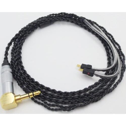 For Westone JH13 16 W4r UM3X 1964 0.78 Headphones Headphones Replacement Audio Cable Two-pin silver-plated headphone cable