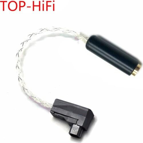 TOP-HiFi 10cm 4-pin RSA/ALO Balanced Male to 2.5mm TRRS Balanced Female Earphone Audio Adapter Cable