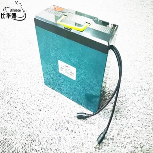 The high quality 12V 60Ah 3S6P Polymer cell pack+12.6V 8A charger, built-in , used for sprayer +FedEx free delivery