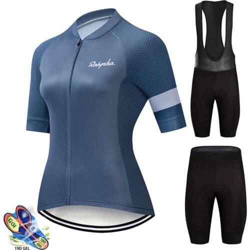 2021 Women bicycle jersey bib set Quick-Dry mountain bike clothing dress Summer outdoor sports cycling clothes Ladies MTB wear