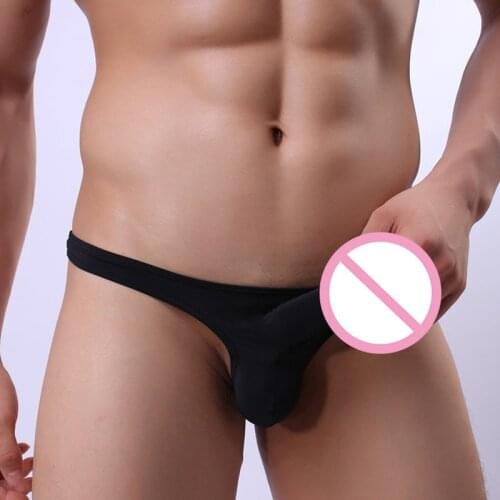 Sexy Mens Thongs Jock Strap Long Elephant Penis Pouch Thong G-string Sex Hot Erotic Lingerie Gay Tanga Slip Homme Underwear XL