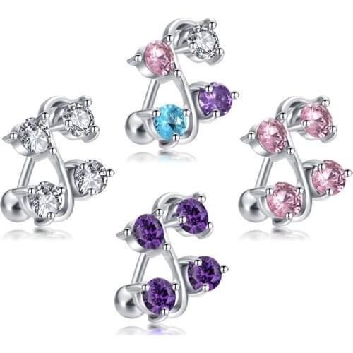 1PC Sexy Belly Bars Belly Button Rings Belly Piercing CZ Crystal Flower Rhinestone Body Jewelry Navel Piercing Rings Accessories
