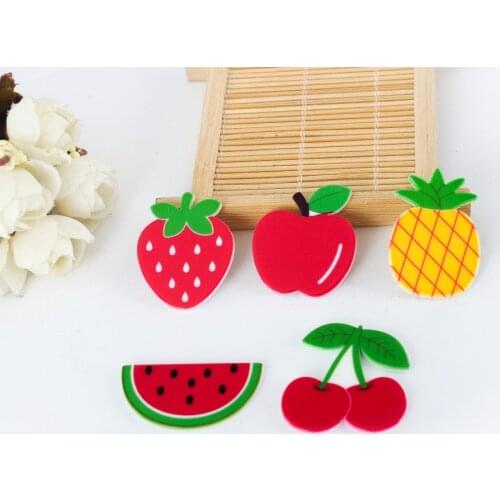 10pcs/lot DIY resin cabochons accessories flat back resin planar fruit