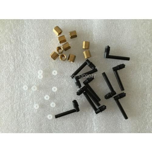 10pcs/lot L Shape Ink tube Connector with copper screw for Epson UV 7800 9800 7880 9880 7450 printer
