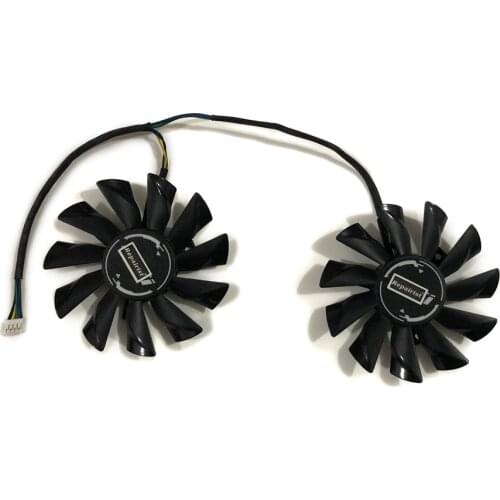 2pcs/set PLD09210S12HH RX570 RX470 RX480 ARMOR VGA GPU Cooler Fan For MSI RX 470/570/480 ARMOR Grahics Card Cooling Replacement