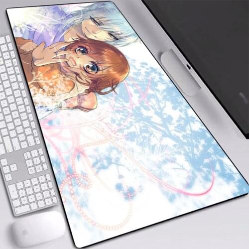 2020 Promotional Mice Pad Big Size Cartoon Vigor Lovely Girl Accurate-control Rubber Mats Large Anime Mouse Pad XXL for Lolicon