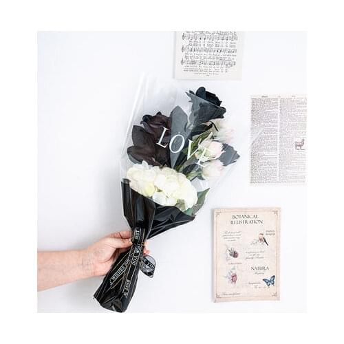 30pcs Flower Wrapping Bags Single Flower Wrapping Papers Bouquet Packing Bags Gift Bags