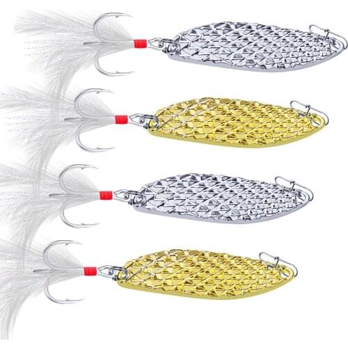 More Sizes fishing Lures Spoon lure Bait Topmouth Culter Perch
