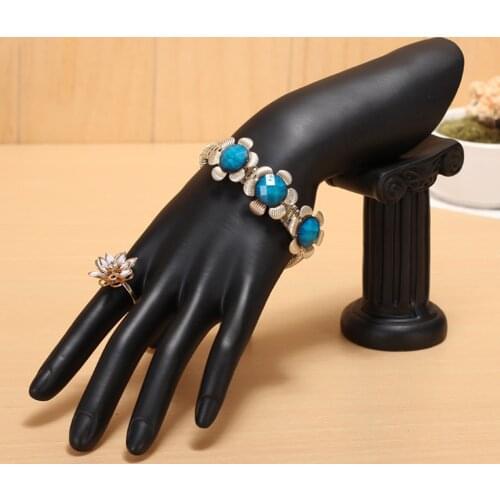 Resin Bracelet Ring Watch Gloves Display Hand Wrist Bangles Showing Stand