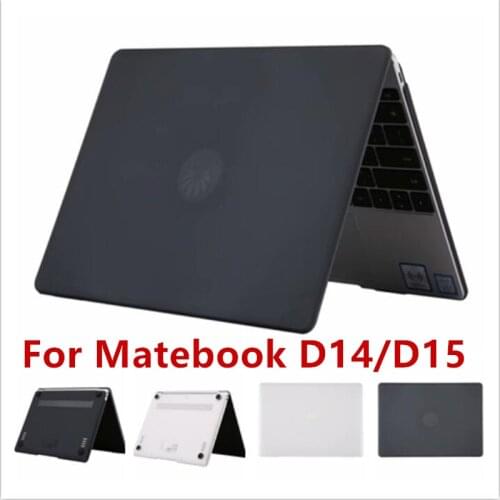 Laptop Case for Huawei Matebook D14 D15 2020 Crystal Clear Transparent Matte Hard Laptop Shell Cover for Matebook D 14 D 15 Case