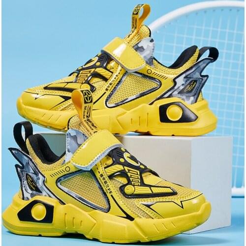 Kids Sport Shoes Fashion Boys Chunky Sneakers Lightweight Children Casual Running Shoes Pu Leather Tenis Sneakers for Girls 2021