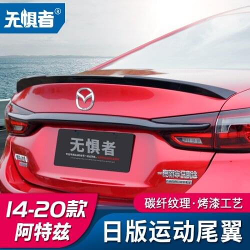 For Mazda 6 ATENZA 2014-2020 Car Accessories High-quality ABS paint car fixed tail, high quality stable car rear spoiler