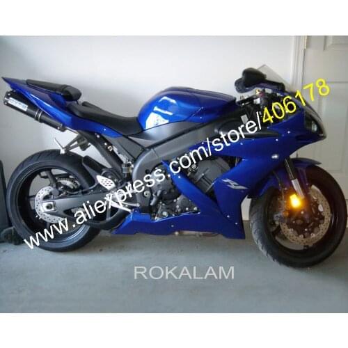 For Yamaha YZF R1 2004 2005 2006 YZF1000 04 05 06 YZF-1000 R1 All Blue Motorcycle Fairings Kit (Injection Molding)