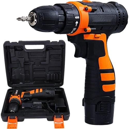 Electric Cordless Screwdriver Drill Torque Electric Drilling Machine Mini Hand Drill Wireless Power Tool Screwdriver Battery