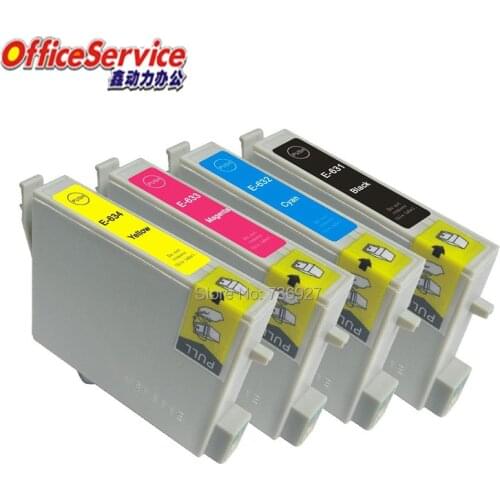 2 Sets Compatible Ink Cartridge T0631 to T0634 For Epson Stylus C67 C87 CX3700 CX4100 CX4700 CX5700F CX7700 printer Inkjet