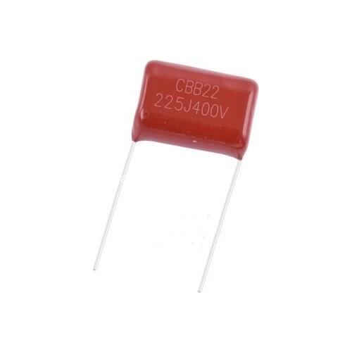 10pcs 400V225J 2.2UF Pitch 20M 225J400V 225 400V 2200PF CBB Polypropylene film capacitor