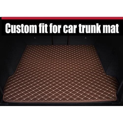 Car trunk mats cargo Liner for Toyota Corolla RAV4 Mark X Crown Verso FJ Cruiser yaris L 6D car-styling carpet floor liner