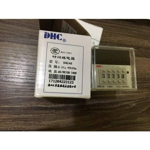 DHC DHC48 multi-function time relay contact or positive or negative countdown