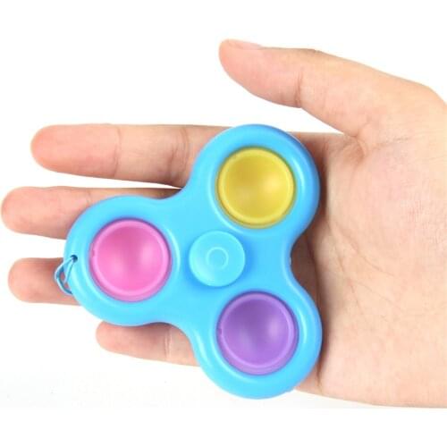 Squishy Push Bubble Fidget Spinner Toy Pop Simple Dimple Double Antistress For Hand Spinner Its Anti Stress Reliever Fidget Toys