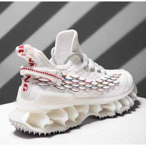 2020 New Running Shoes Blade Cushioning Sneakers for Men Breathable Sports Shoes Outdoor Training Walking Sneakers