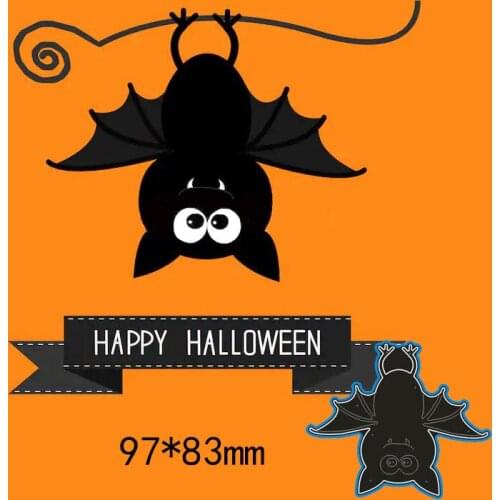 9.7*8.3cm cute bat new Metal Cutting Dies for card DIY Scrapbooking stencil Paper Craft Album template Dies
