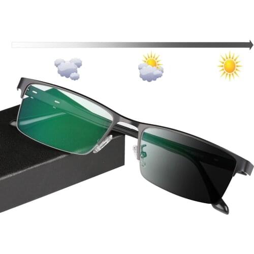 Mens Reading glasses sun photochromicOptical glass lense Farsightedness +25+50 +75 +100 +125 +150 +175 200 +225 +250 +275 +325