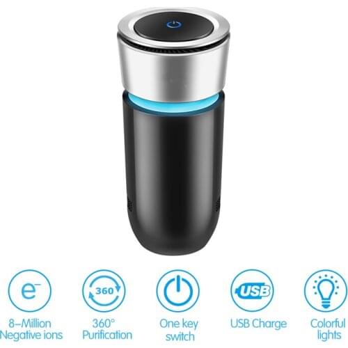 Air Freshener Automatic Negative Ion Anion Generator Ionizer USB Charger Car NC-800