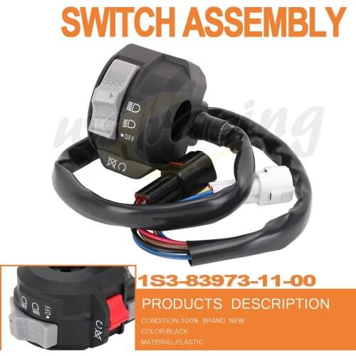Handlebar Switch Assembly Control For YAMAHA RAPTOR700 06-21 RAPTOR700 11-21 YFZ450R 09-21 YFZ450X 10-11 KODIAK700 KODIAK450