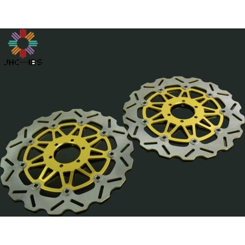 Motorcycle 2PCS Floating Brake Discs Rotor For FZR1000 FZR1000 GENESIS XJR1200 SUPERSPORT400 SUPERSPORT600 MULTISTRADA DARK620