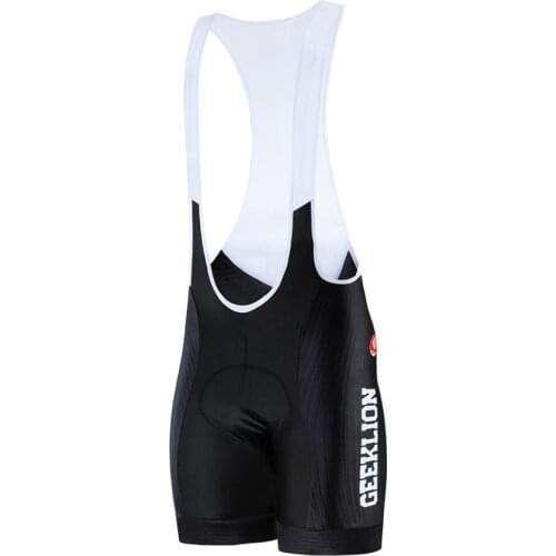 Geeklion Aero Cycling Bib Short Bike Pro professional Sponge Pad Pants Racing Bicycle Short