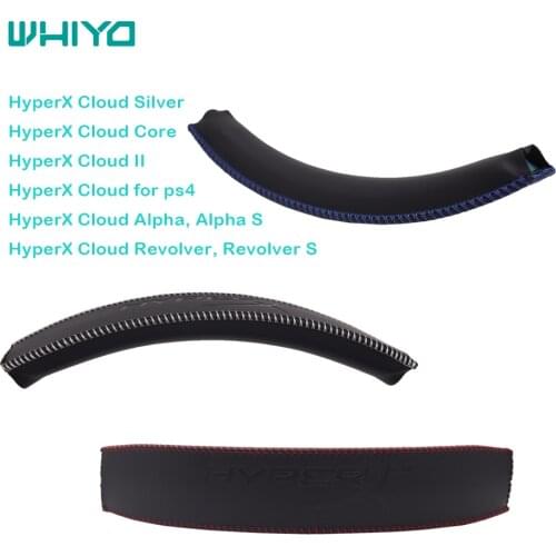 Whiyo Replacement Bumper for HyperX Cloud Silver, Core, II, for ps4, Alpha, Alpha S, Revolver, Revolver S Headset Parts Headband