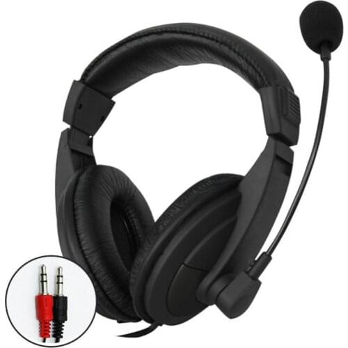 G750 Universal 3.5mm Jack Over-Ear Business Computer Headset Headphone with Mic Gaming Earphone For PUBG CSGO PS4 For PC Laptop