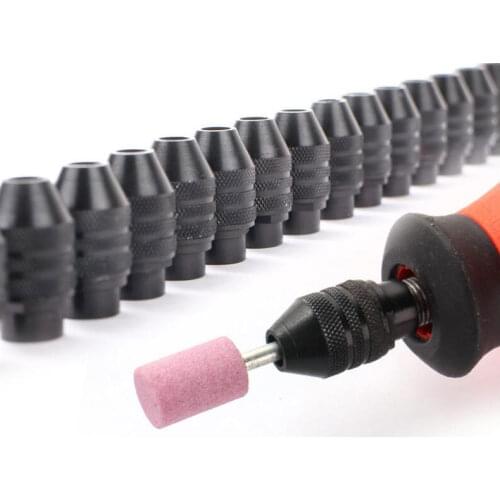TUNGFULL Dremel Accessories Universal Three Jaw Chuck Carving Pen Electric Mill Drill Grinding Machine Small Electric Drill