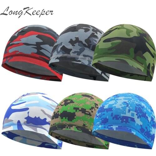 Bicycle Helmet Liner Caps Breathable Absorb Sweat Sport Cap Men Quick Drying Bike Hats Beanies Cap Summer Riding Running Hat