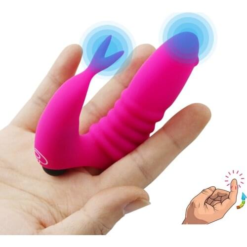 EXVOID Finger Vibrator Sex Toys for Women Clitoris Vagina Stimulate Masturbator Silicone Finger Cover G-spot Massager Sex Shop