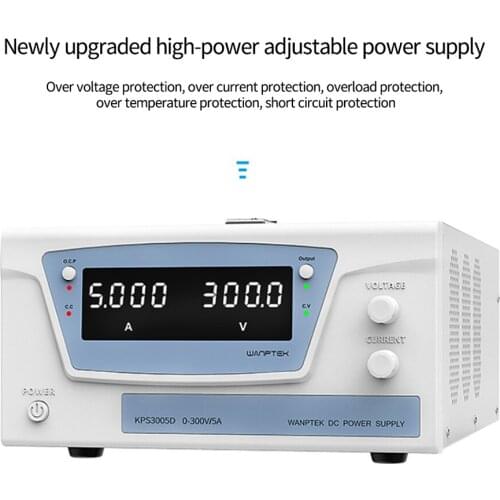 High-precision High-power Switching Power Supply 5A 300V 1.5KW KPS3005D Regulator Laboratory Testing Tools