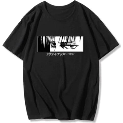 Anime Attack on Titan T-Shirts Cosplay Costume Eren Levi Pullover Wings of Liberty Shingeki No Kyojin Short Sleeve Tees Tops