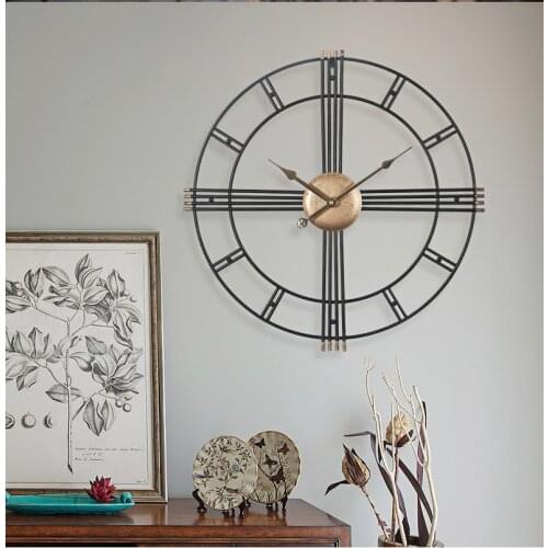 Large Luxury Wall Clock Modern Design Nordic Art Minimalist Wall Clock Silent Stylish Creative Zegar Scienny Decorative WB50WC
