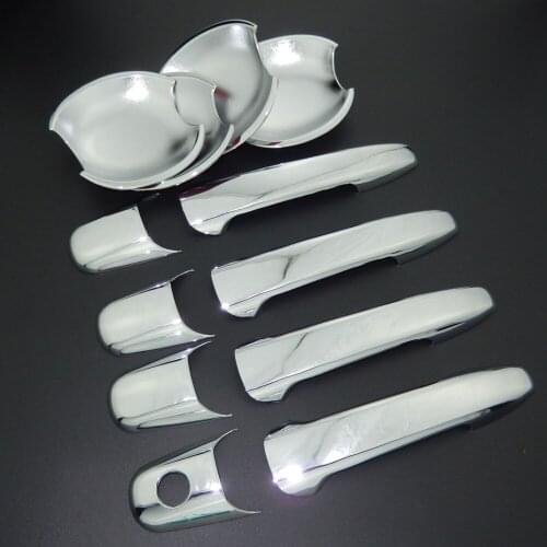 For Lincoln MKZ Zephyr 2005-2012 Fit Mercury Milan Chrome Side Door Handle Cover & Door Bowl Cover 2006 2007 2008 2009 2010 2011