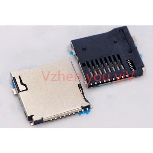 Micro SD card holder T-Flash TF Card Holder external welding patch self elastic card holder push self elastic connector