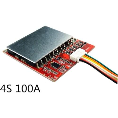 4S 100A/80A 3.7V Lithium Battery Protection Board /BMS 3.2V LiFePo4 Polymer Iron Lithium Belt Balanced Power Tool Solar Energy