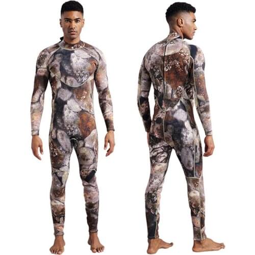 Wetsuit Neoprene Fabric 5mm Smoothskin Neoprene Wetsuit Surfing Wetsuit Tops Neoprene Camoflage One Piece Wetsuit 3mm