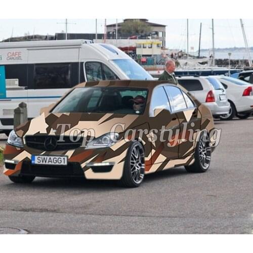 Camouflage Vinyl Sticker Wrap Car Color Change Film Car Wrap Sheet Camo Vinyle With Bubble Free